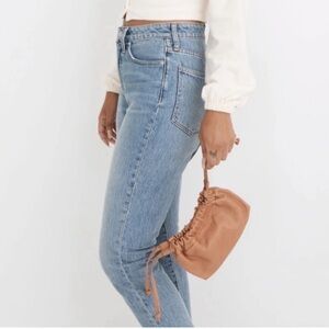 Madewell Mini Piazza Crossbody Bag Timber Beam Tan Leather